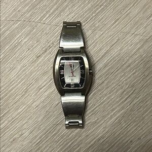 Quiksilver The Code Stainless Steel Quartz Date Wristwatch QS3100 c1995